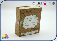 Rectangular Hinged Lid Gift Box For Customized Logo Gift Packaging
