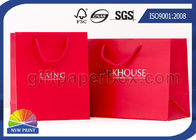 Coated Paper Custom Printed Shopping Bags with  Handle of Cotton Rope , Eco friendly