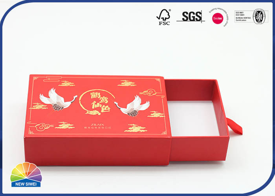 Customized 4C Printed Drawer Paper Boxes Resuable Eco Friendly For Lipstick Product