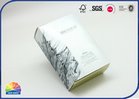 Book Shape Folding Carton Box Customized Frosted Texture For Organ Oil Packaging