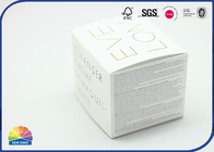 White 350gsm Coated Paepr Matte Lamination Folding Carton Box Gold Hot Stamping