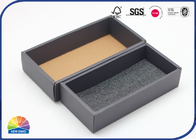 Matte Black Corrugated Packaging Box Enviromental Friendly Boxes For 3C Accessories Packing