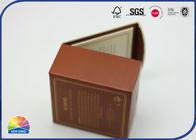 CMYK Brown 1200gsm Paper Gift Lid Box Soap Product jewelry