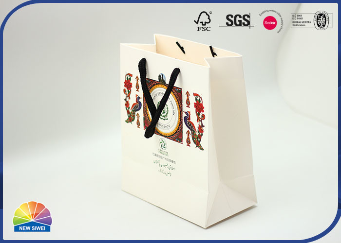 180gsm - 물색 소매 포장을 위한 250gsm 입히는 주문을 받아서 만들어진 상품 종이 봉지