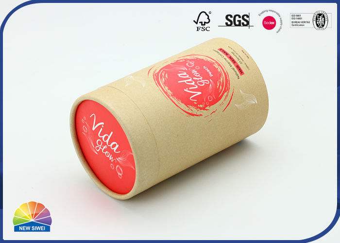 Eco 우호적 크라프트지 핵심을 패키징하는 157gsm 코트지 4C 인쇄된 튜브