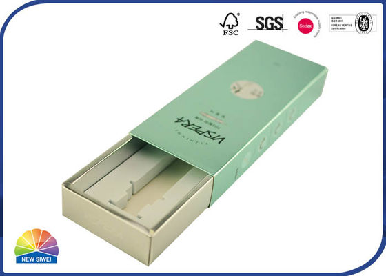 에바 포움 삽입물로 패키징하는 화장용 맞춘 정합 박스 은 판지 소매