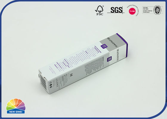 폴딩 박스 은박지를 패키징하는 아이 크림은 자외선 코팅을 역으로 돌립니다