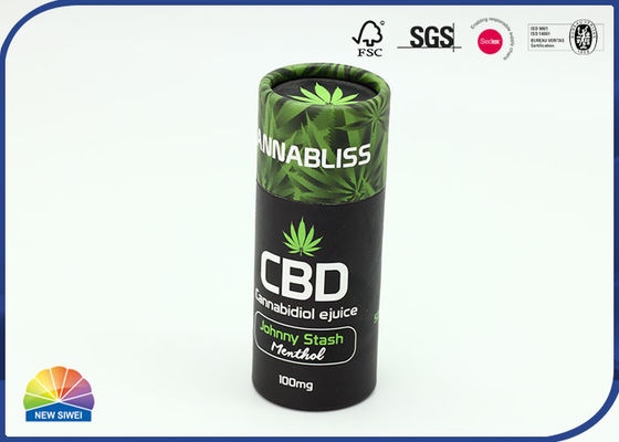 광택이 없는 라운드 패케이지용 튜브를 패키징하는 CBD 에주스 칸나비디올