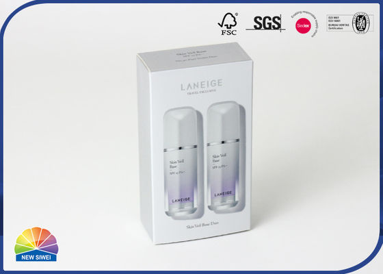 UV 코팅 인쇄 종이 마분지 화장용 포장 상자 니스로 칠하기