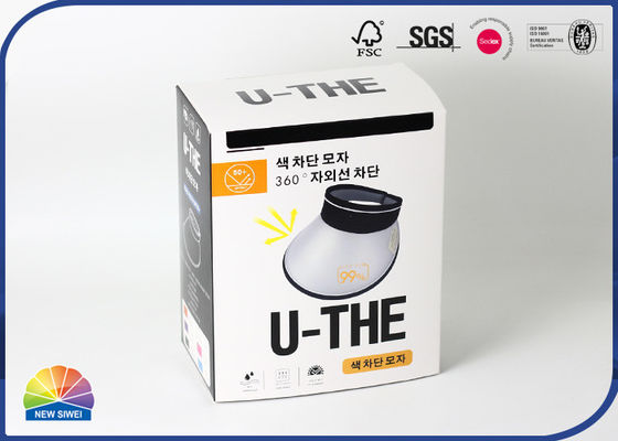 팬톤 컬러 인쇄는 뽀족한 모자를 위한 판지로 패키징 상자를 주름지게 했습니다