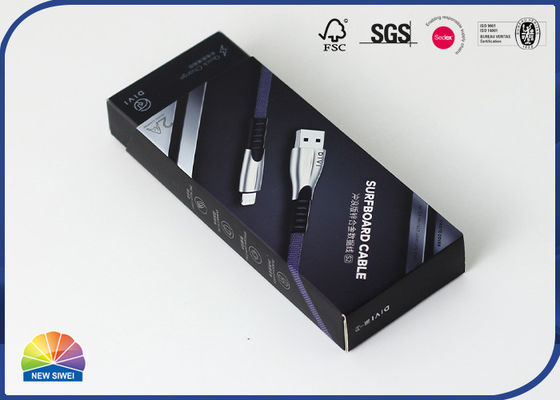 자외선 코팅에 날인하는 미끄럼지 박스를 폴딩시키는 엠보싱 USB 케이블