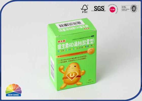 재생되는 외부 감싸는 접을 수 있는 약 포장 종이상자