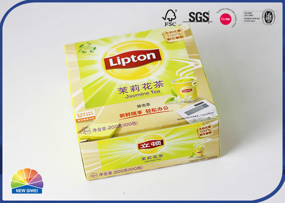 차봉지는 카톤 박스 커스텀 로고 인쇄를 폴딩시키는 350gsm C1S 종이를 소매합니다