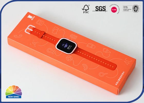 반점 UV 이미지 인쇄를 가진 접히는 종이상자를 포장하는 전자 시계